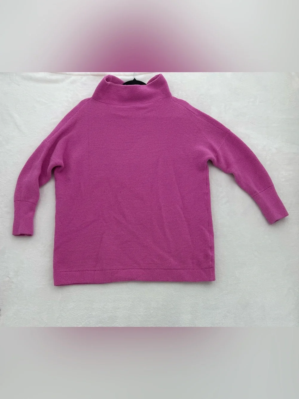 Free People Ottoman Slouchy Oversized Tunic Sweater Hot Pink Women’s Size Small